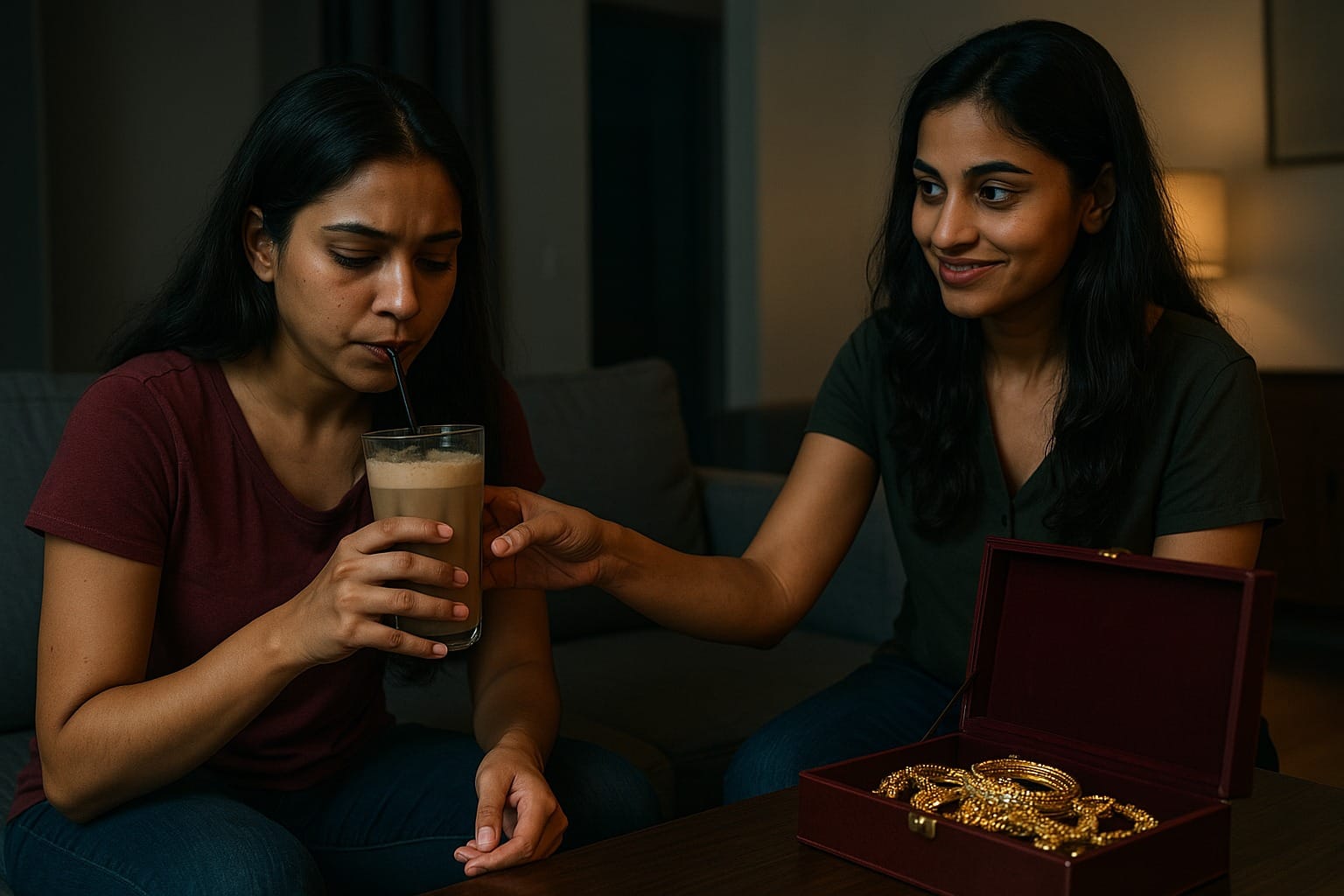 Ambegaon Jewelry Theft – Woman Spikes Cold Coffee