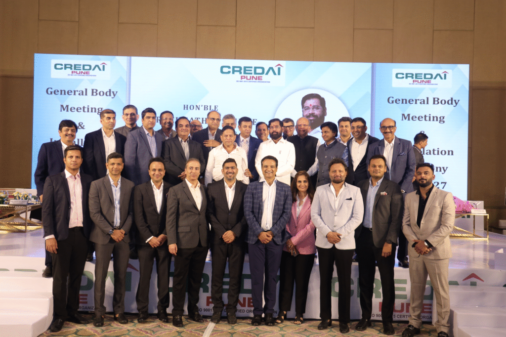 CREDAI-Pune’s New Leadership Takes Charge; Deputy CM Eknath Shinde Promises Strong Support to Real Estate Sector 2 image 13