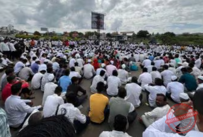 After a 13-year-old boy was killed by a leopard in Pimparkhed, angry villagers blocked Pune–Nashik Highway 