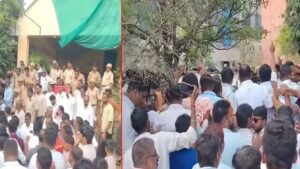 Tension in Ashta as Crowd Gathers Outside Strong Room After Alleged 2900-Vote Increase in EVM Count