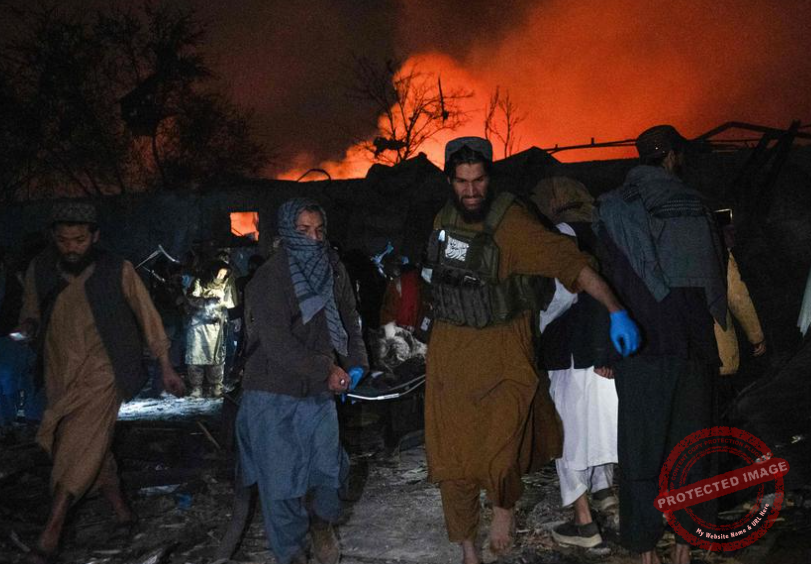 Explosions were heard across several parts of the Afghan capital for an extended period, leaving widespread destruction and panic among residents