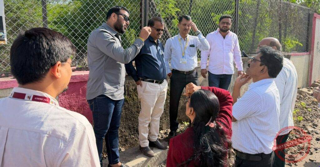 Monsoon Inspection Conducted in Vadgaonsheri; Action Ordered Against Defective Drainage Works in Dhanori