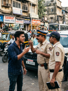 Delivery Executive Booked for Obstructing Police Constable Near Shaniwar Wada