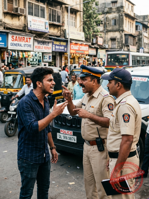Delivery Executive Booked for Obstructing Police Constable Near Shaniwar Wada
