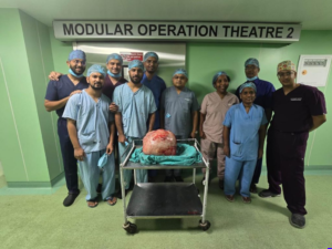 YCM Hospital Doctors Remove 20.1-kg Malignant Tumour in Life-Saving Five-Hour Surgery